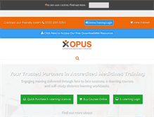 Tablet Screenshot of opuspharmserve.com